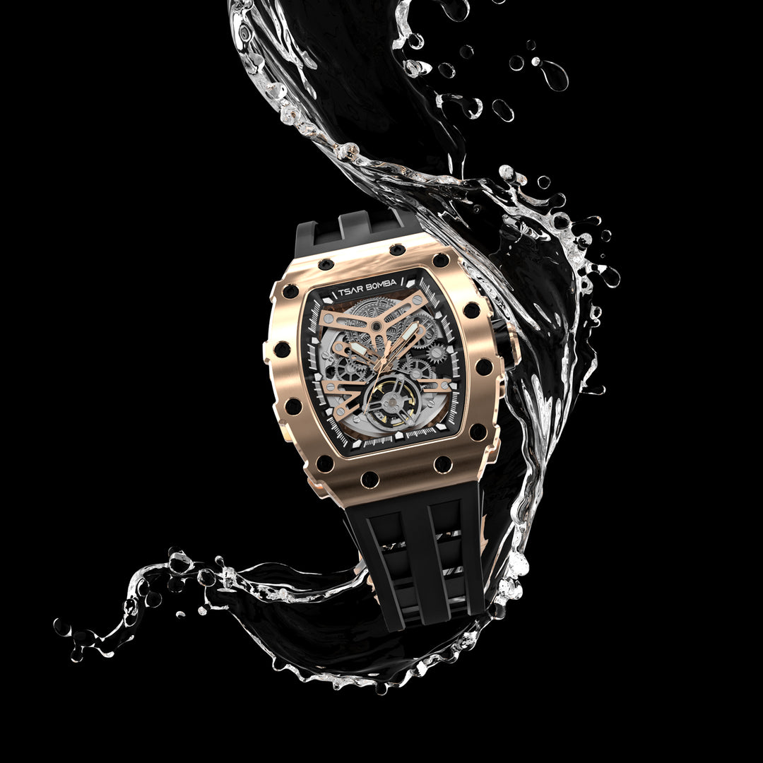 Automatic 21 Jewels Luminous Dial Sapphire Crystal Men's Watch -  TB8208A-16