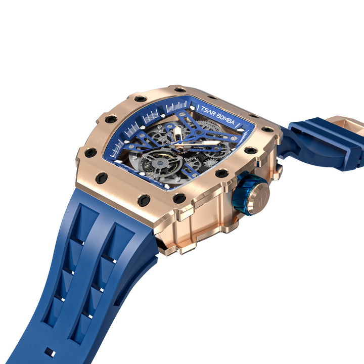 Automatic 21 Jewels Luminous Dial Sapphire Crystal Men's Watch -  TB8208A-17