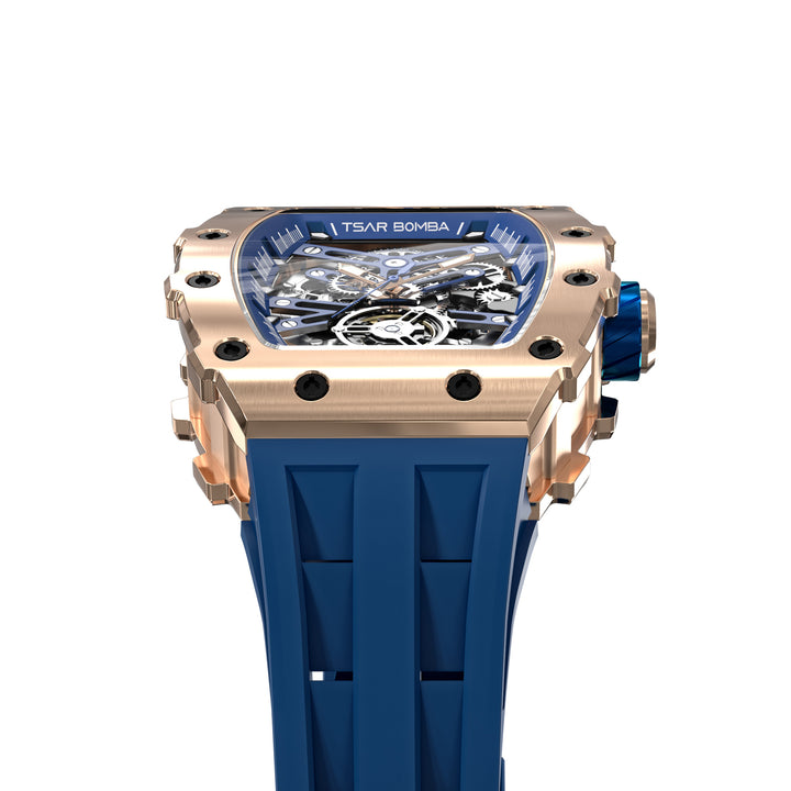 Automatic 21 Jewels Luminous Dial Sapphire Crystal Men's Watch -  TB8208A-17