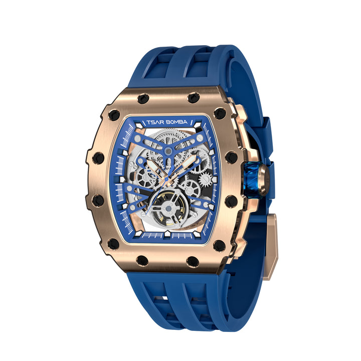 Automatic 21 Jewels Luminous Dial Sapphire Crystal Men's Watch -  TB8208A-17