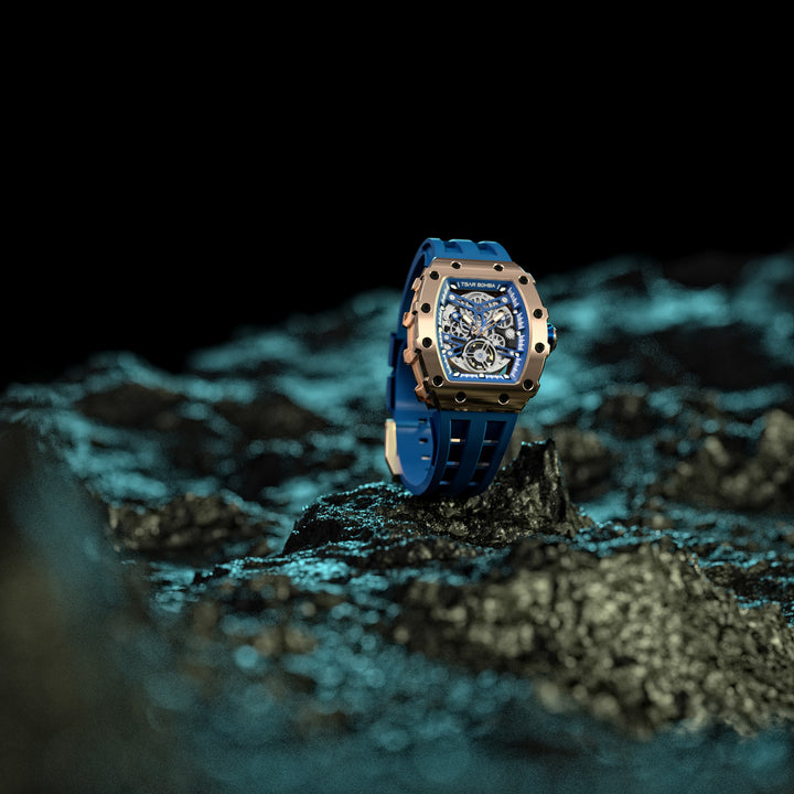 Automatic 21 Jewels Luminous Dial Sapphire Crystal Men's Watch -  TB8208A-17