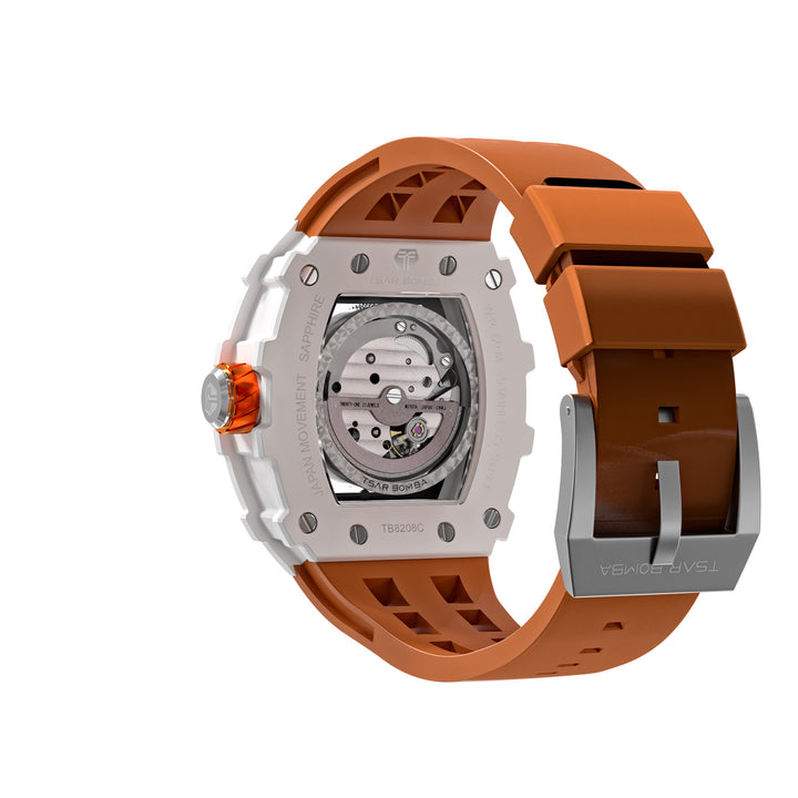 Automatic 21 Jewels Luminous Dial Sapphire Crystal Men's Watch -  TB8208C-04