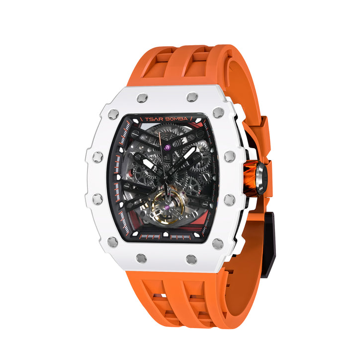 Automatic 21 Jewels Luminous Dial Sapphire Crystal Men's Watch -  TB8208C-04