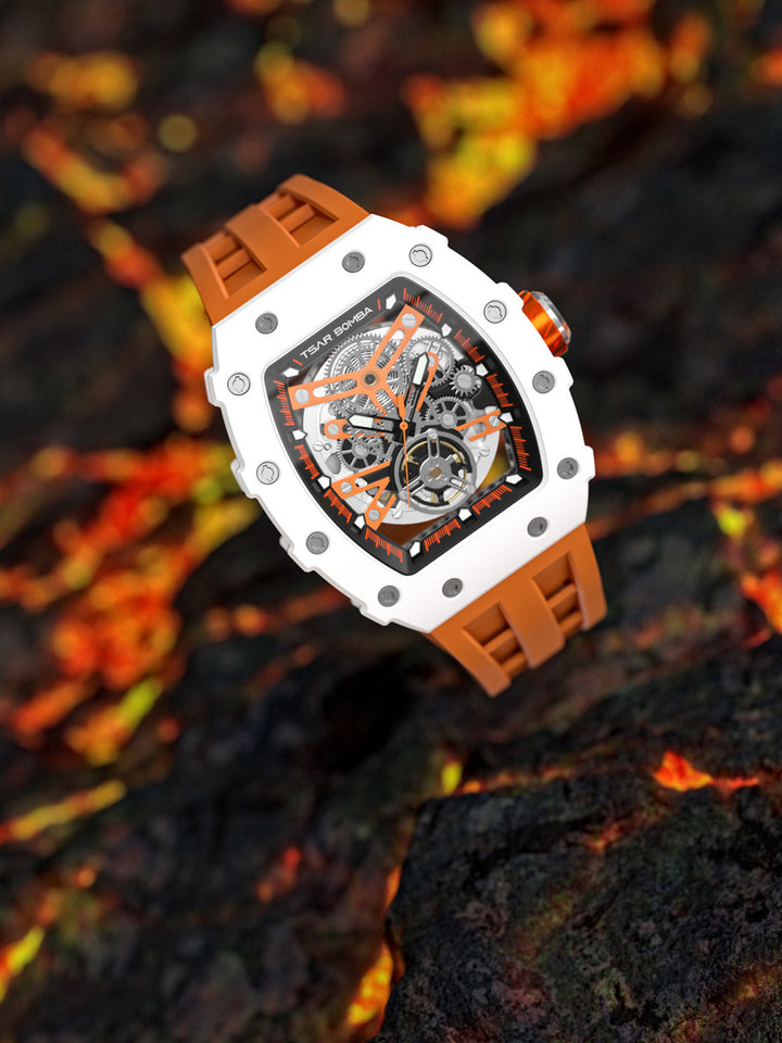 Automatic 21 Jewels Luminous Dial Sapphire Crystal Men's Watch -  TB8208C-04