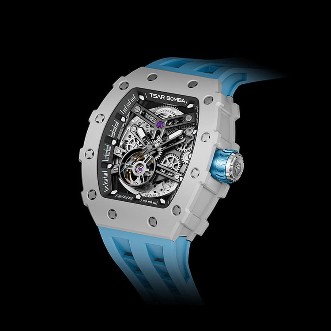 Automatic 21 Jewels Luminous Dial Sapphire Crystal Men's Watch -  TB8208C-06