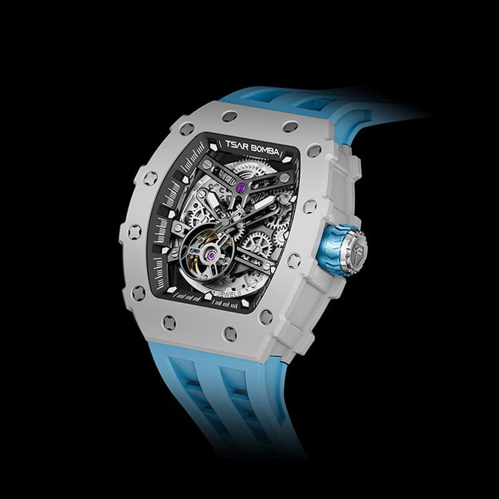 Automatic 21 Jewels Luminous Dial Sapphire Crystal Men's Watch -  TB8208C-06