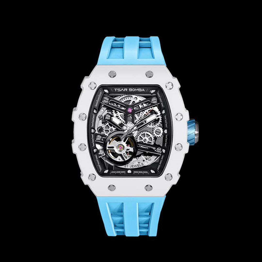 Automatic 21 Jewels Luminous Dial Sapphire Crystal Men's Watch -  TB8208C-06
