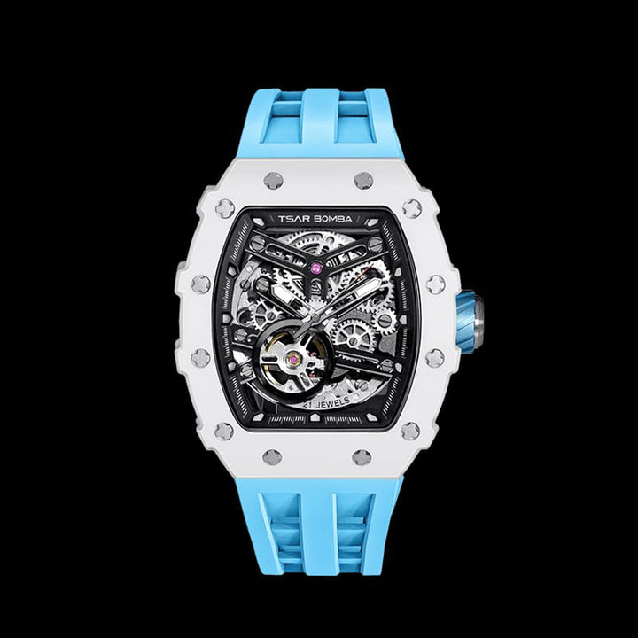 Automatic 21 Jewels Luminous Dial Sapphire Crystal Men's Watch -  TB8208C-06