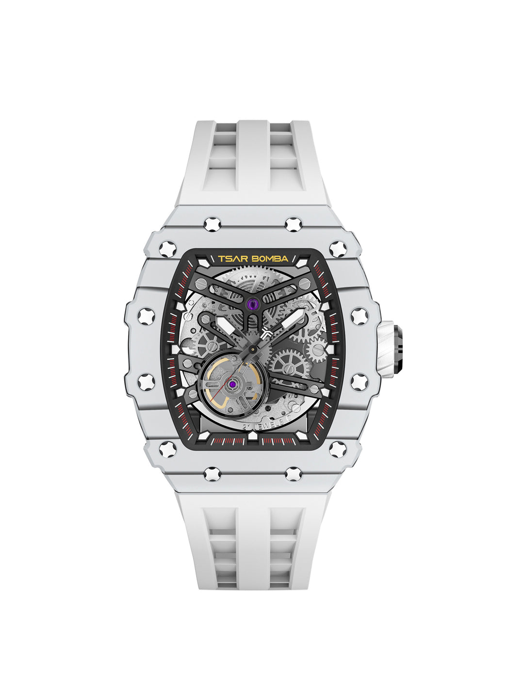 Automatic 21 Jewels Luminous Dial Sapphire Crystal Men's Watch -  TB8208CF-05