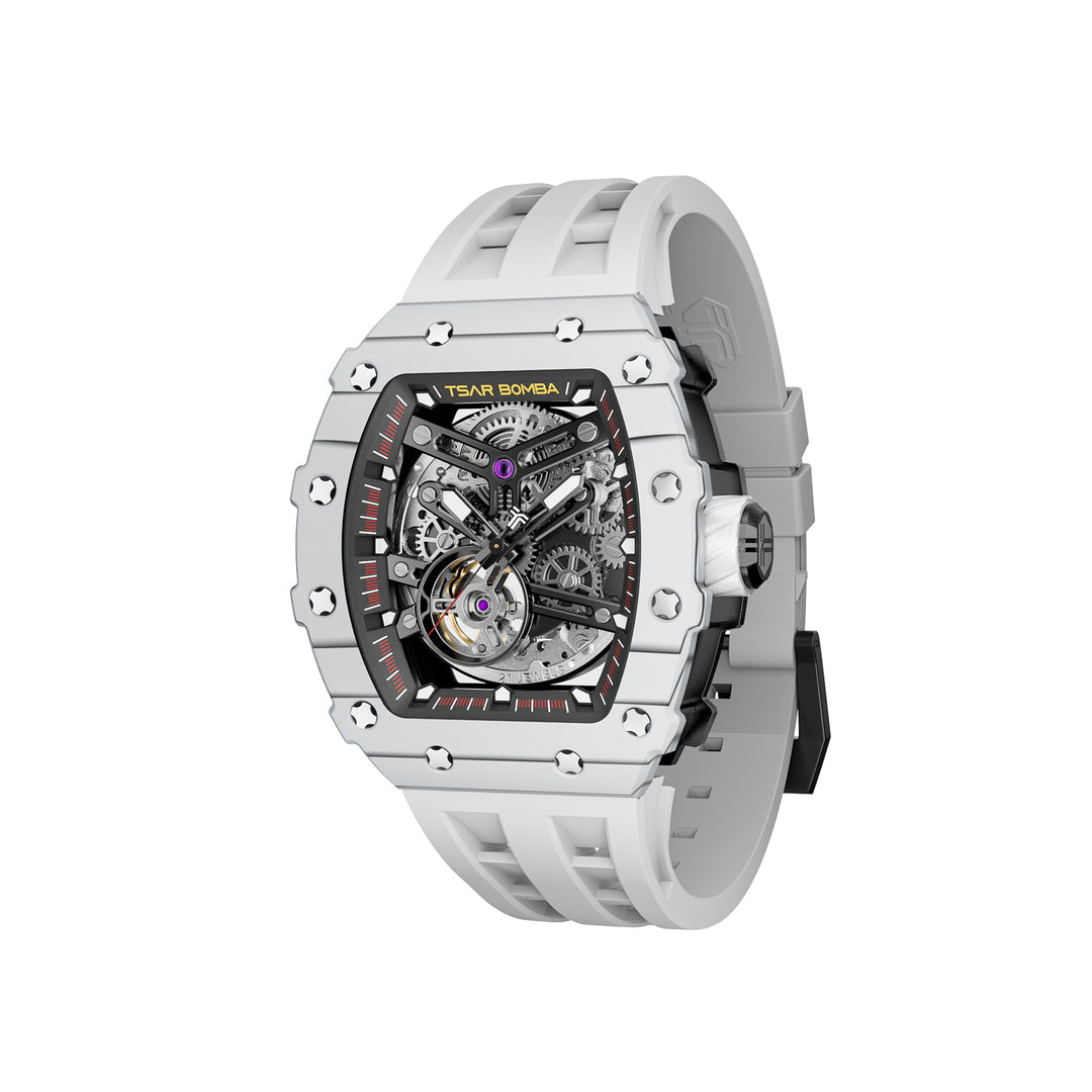Automatic 21 Jewels Luminous Dial Sapphire Crystal Men's Watch -  TB8208CF-05