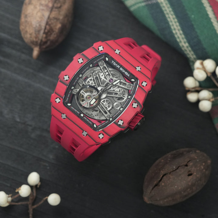 Automatic 21 Jewels Luminous Dial Sapphire Crystal Men's Watch -  TB8208CF-07