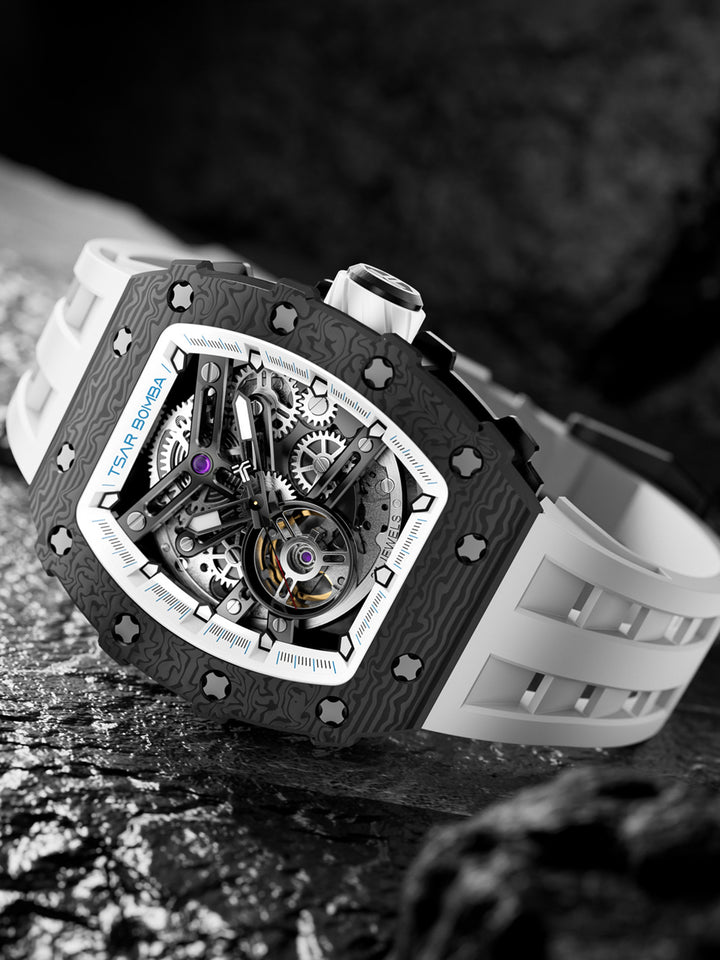 Automatic 21 Jewels Luminous Dial Sapphire Crystal Men's Watch -  TB8208CF-10