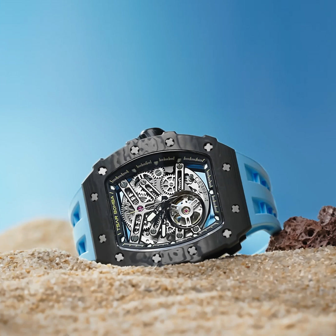 Automatic 21 Jewels Luminous Dial Sapphire Crystal Men's Watch -  TB8208CF-11