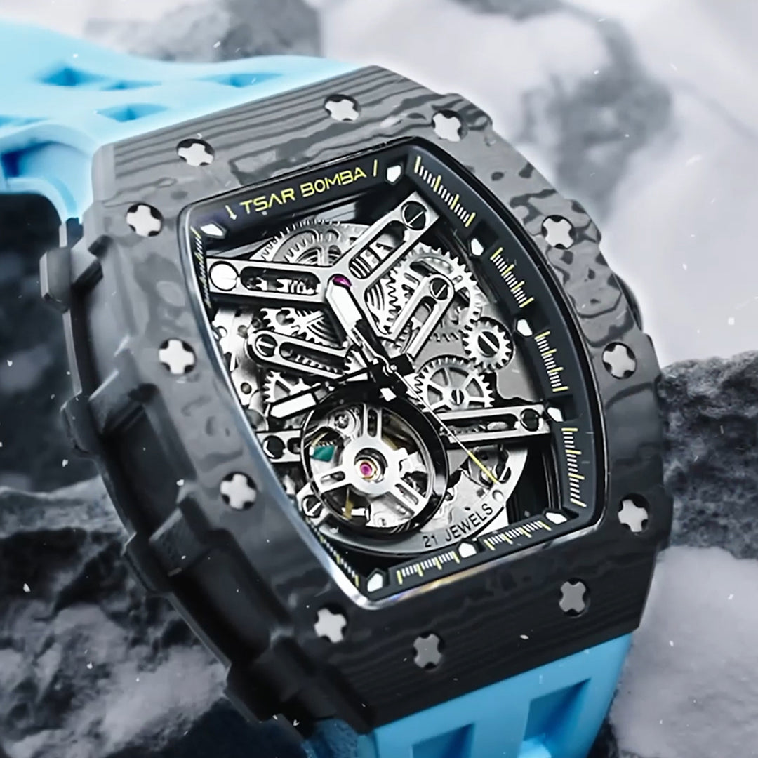 Automatic 21 Jewels Luminous Dial Sapphire Crystal Men's Watch -  TB8208CF-11