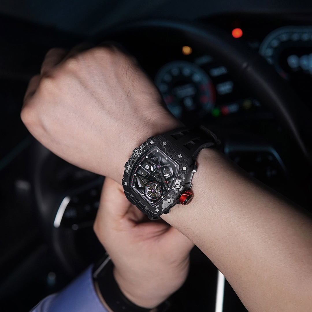 Automatic 21 Jewels Luminous Dial Sapphire Crystal Men's Watch -  TB8209CF-01