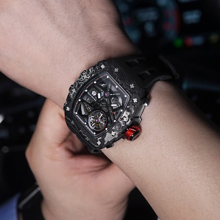 Automatic 21 Jewels Luminous Dial Sapphire Crystal Men's Watch -  TB8209CF-01