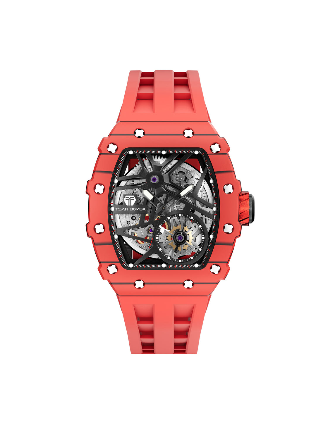 Automatic 21 Jewels Luminous Dial Sapphire Crystal Men's Watch -  TB8209CF-07