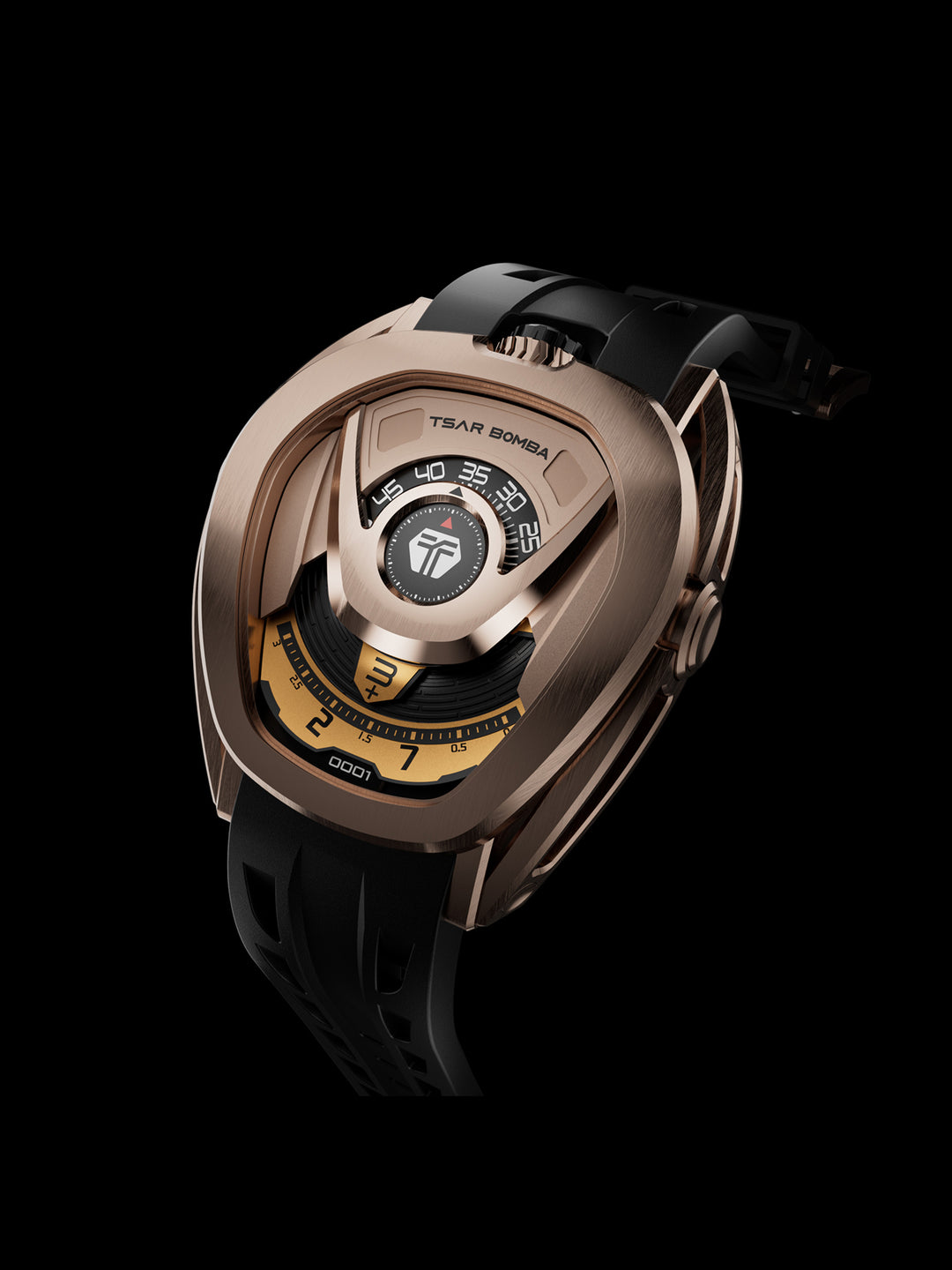 Automatic Luminous Dial Sapphire Crystal Men's Watch -  TB8213A-07