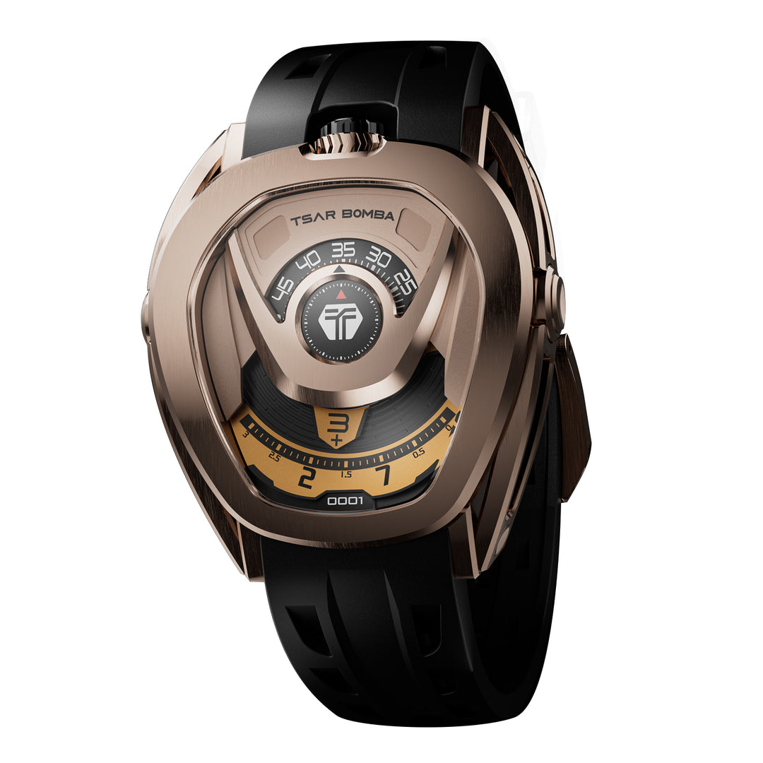 Automatic Luminous Dial Sapphire Crystal Men's Watch -  TB8213A-07