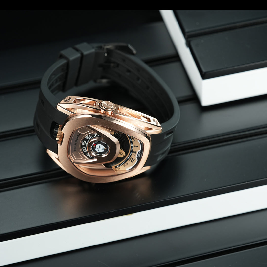 Automatic Luminous Dial Sapphire Crystal Men's Watch -  TB8213A-07