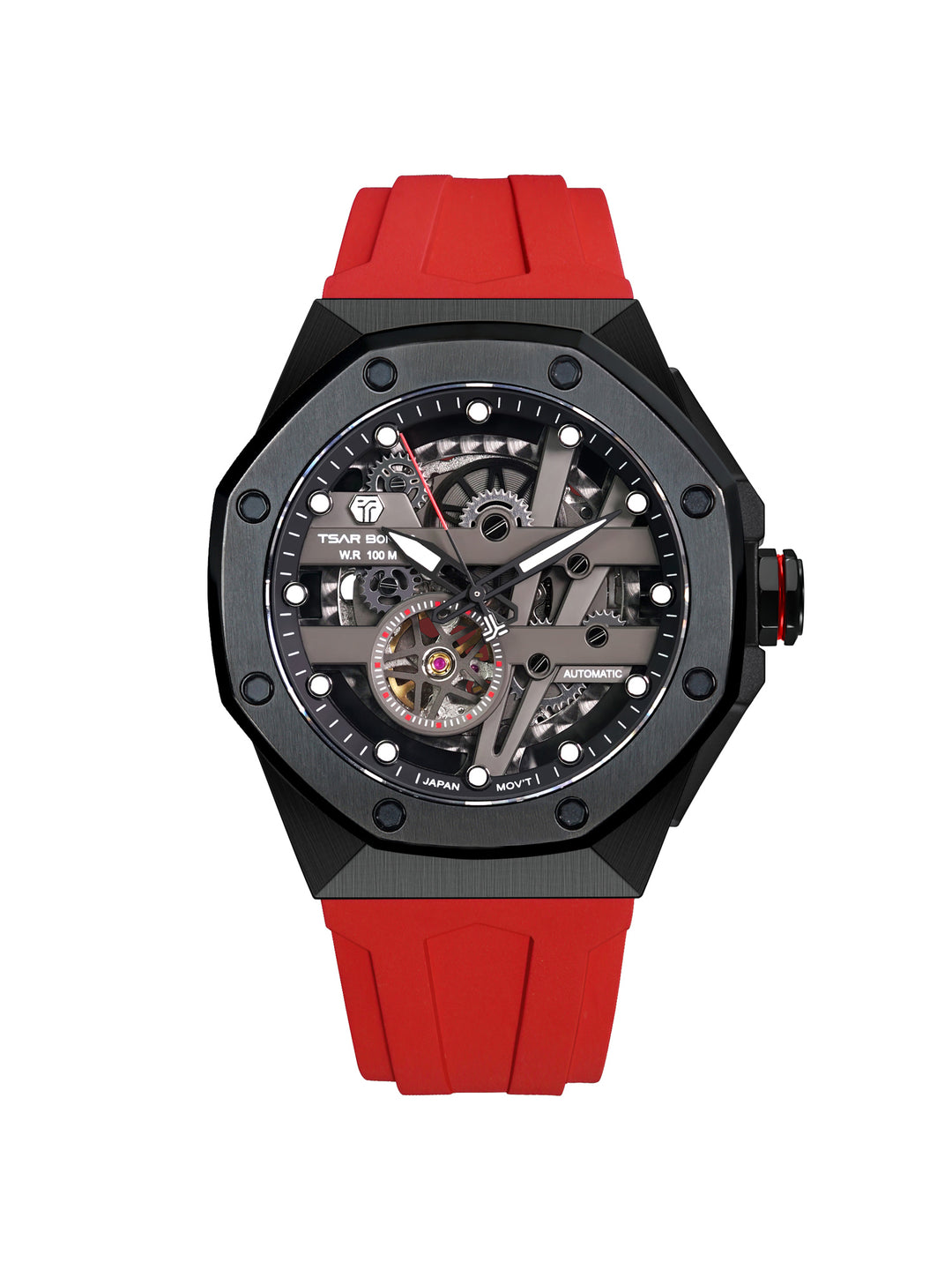Automatic 21 Jewels Luminous Dial Sapphire Crystal Men's Watch -  TB8803A-02