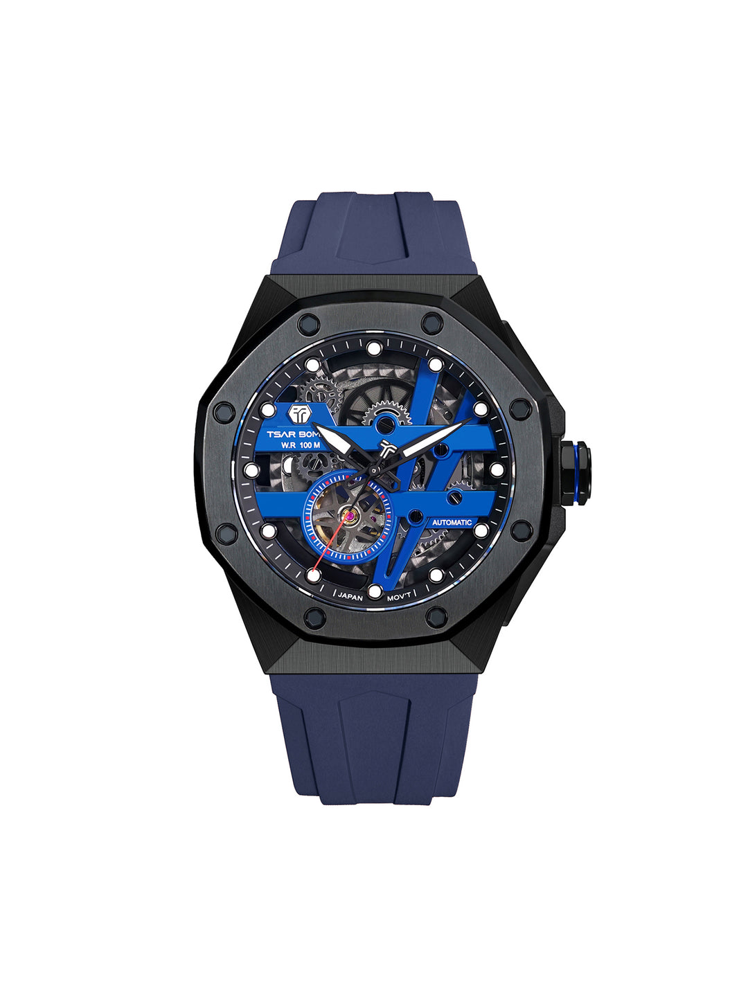 Automatic 21 Jewels Luminous Dial Sapphire Crystal Men's Watch -  TB8803A-03