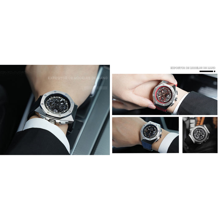 Chronograph Luminous Dial Sapphire Crystal Men's Watch -  TB8805Q-01