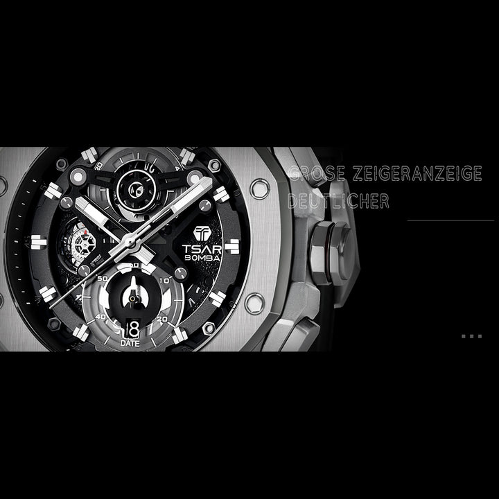 Chronograph Luminous Dial Sapphire Crystal Men's Watch -  TB8805Q-01