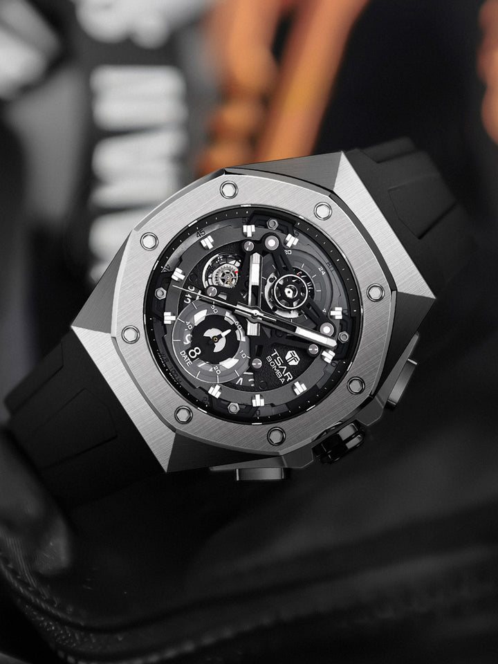 Chronograph Luminous Dial Sapphire Crystal Men's Watch -  TB8805Q-01