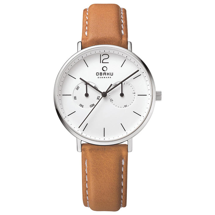 Flod Cognac Multifunction Men's Watch - V182GMCWRZ