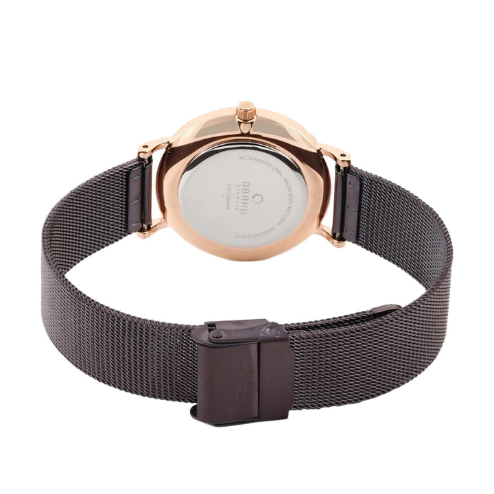 Mark Lille Walnut Quartz Women's Watch -  V197LXVNMN