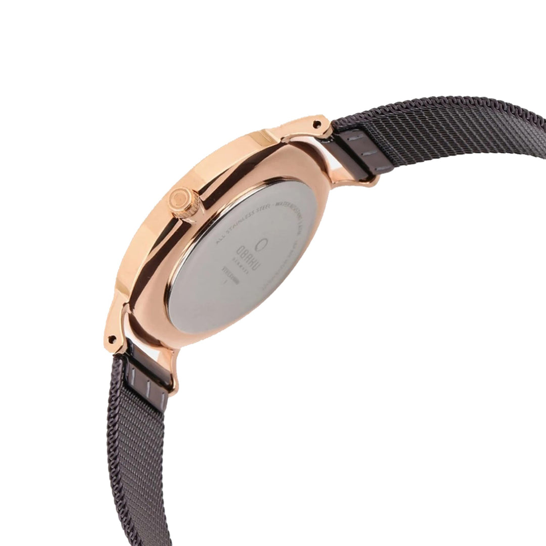 Mark Lille Walnut Quartz Women's Watch -  V197LXVNMN