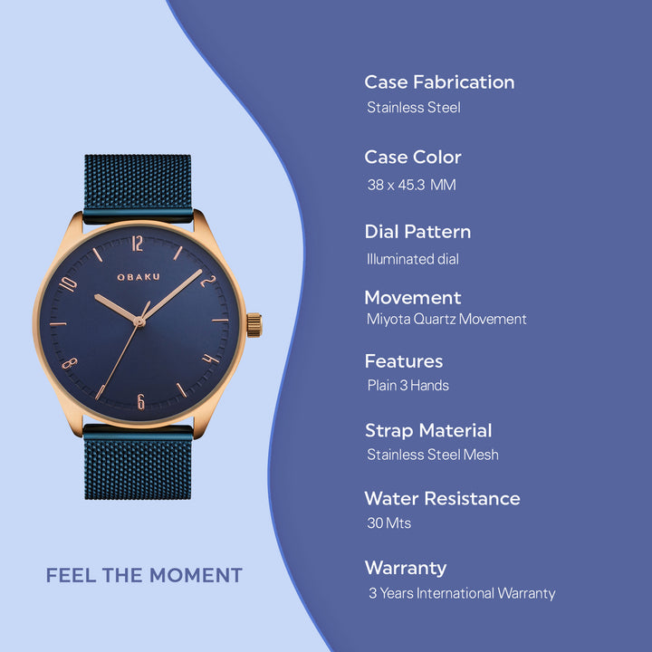 Ager-Ocean Quartz Men's Watch - V235GXVLML