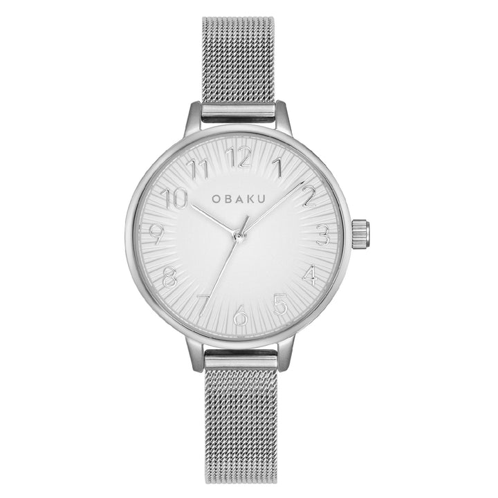 Syren-Steel Quartz Women's Watch - V237LXCIMC-EJEIS