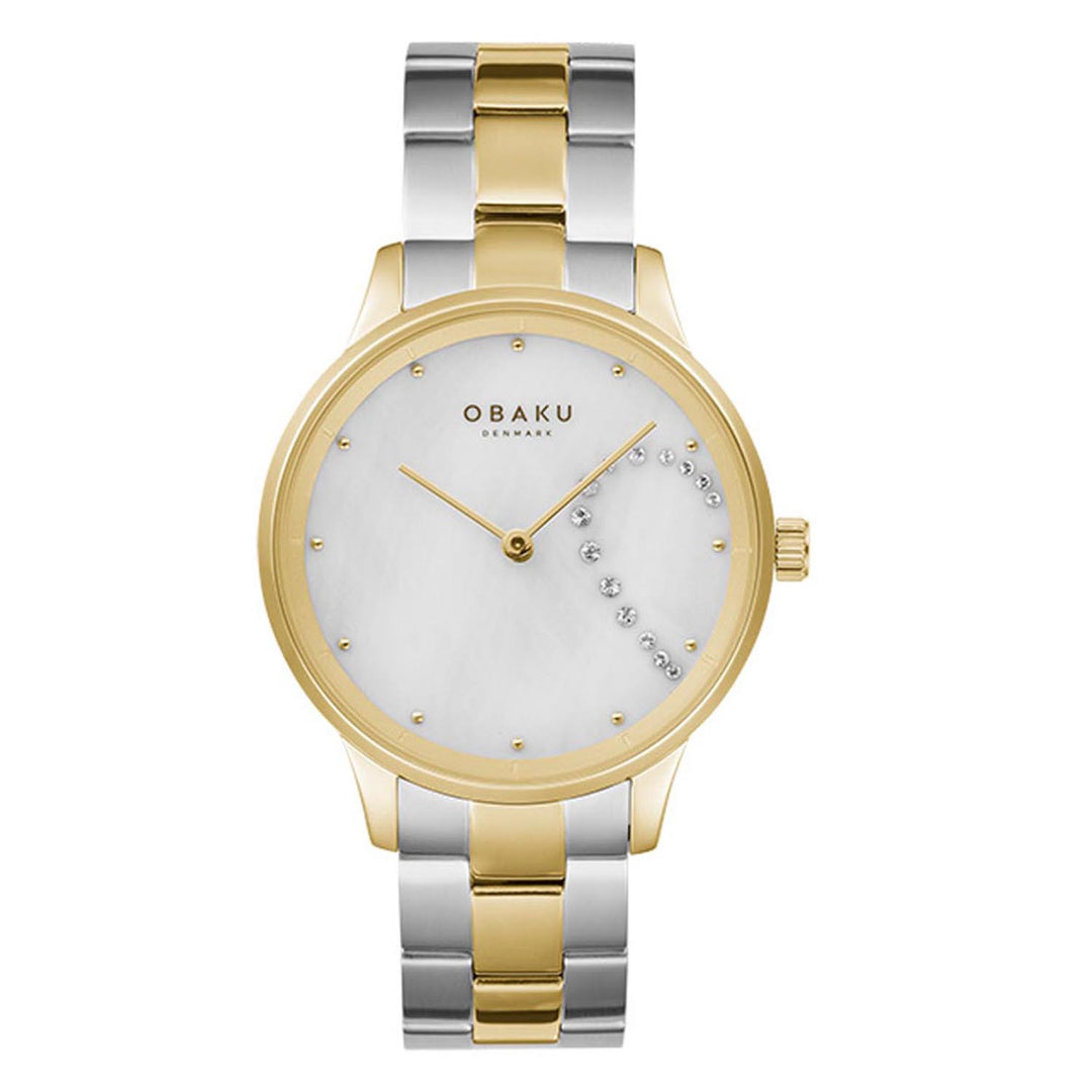 Lyng Crystal Quartz MOP Women's Watch - V247LHGWSF