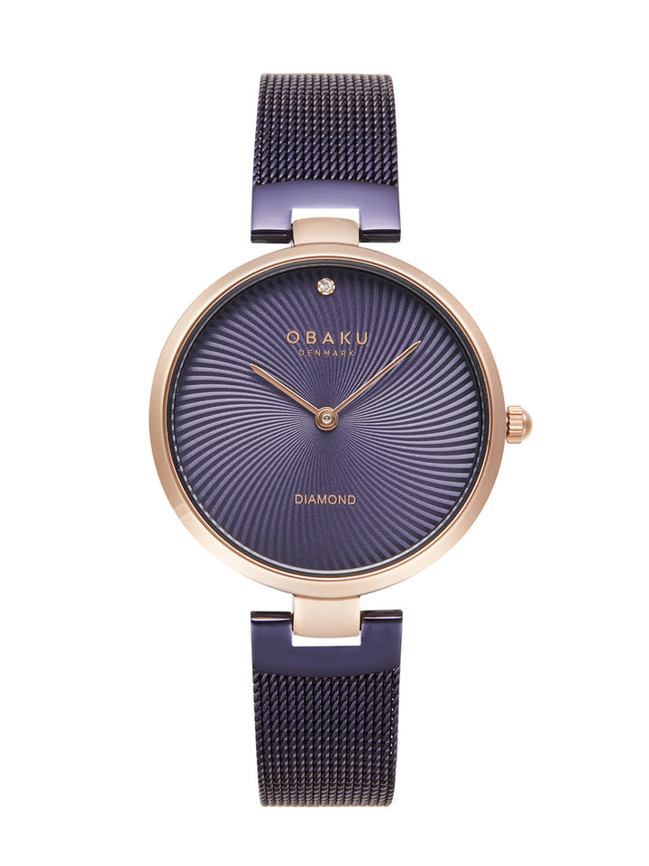 Diamant Violet Quartz Women's Watch -  V256LXVQMQ