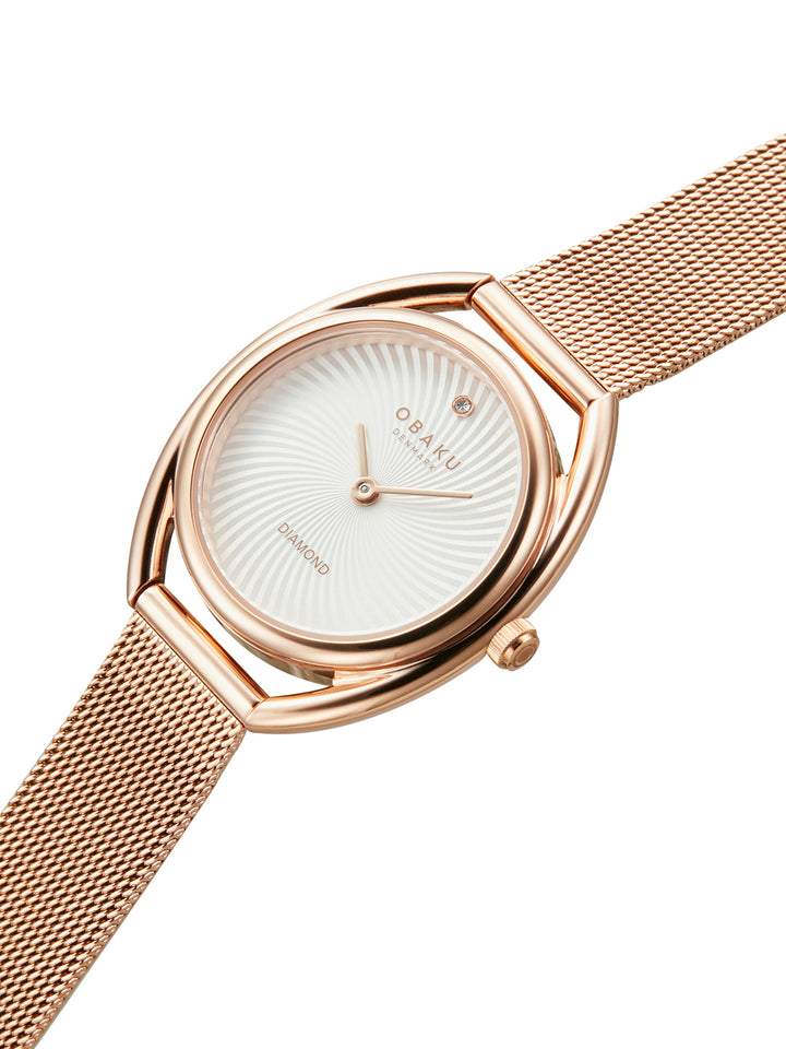 Juvel Gold Diamond Quartz Women's Watch -  V286LXVIMV