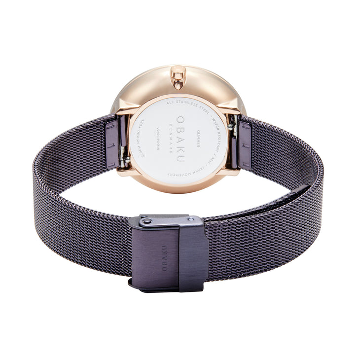 Glimmer Walnut Quartz Women's Watch - V289LHVNMN