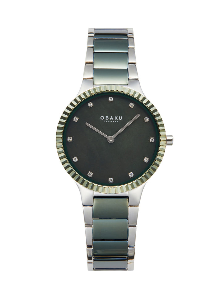 Linje Lille Leaf Crystals Quartz Women's Watch -  V292LXOESS