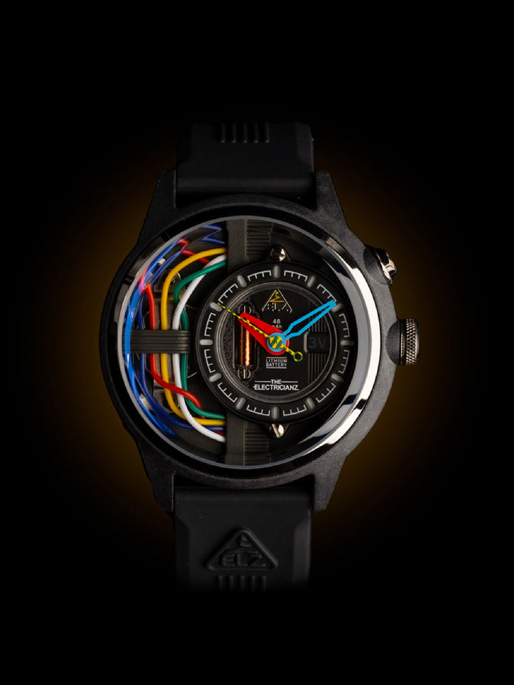 The Carbon Z Night Light Quartz Men's Watch - ZZ-A1A/03-CRD
