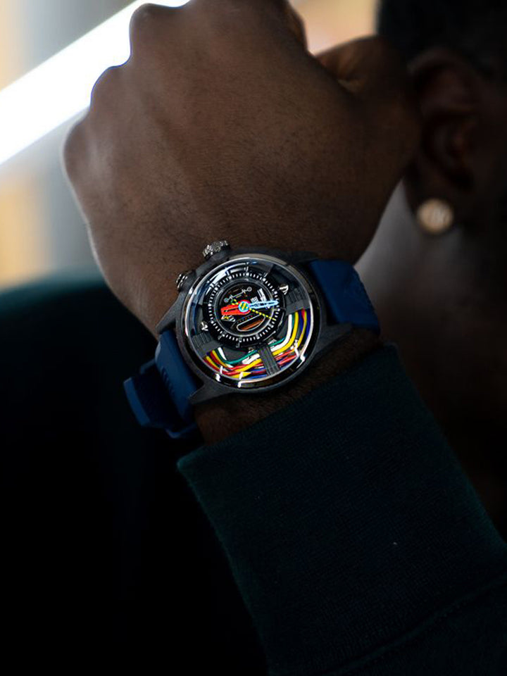 The Carbon Z Night Light Quartz Men's Watch - ZZ-A1A/05-CRB