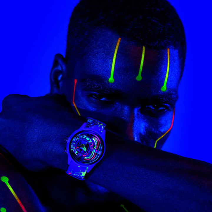 The Neon Z Limited Edition Night Light Quartz Men's Watch - ZZ-A1A/07-NLW