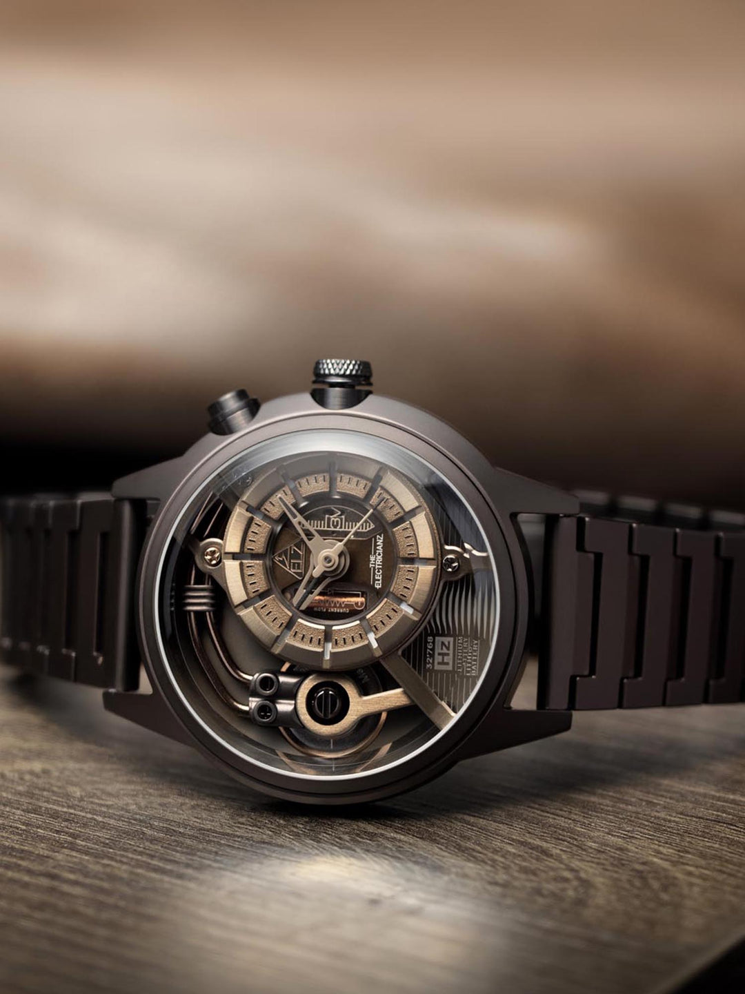The Brown Z Night Light Quartz Men's Watch - ZZ-A4C/01