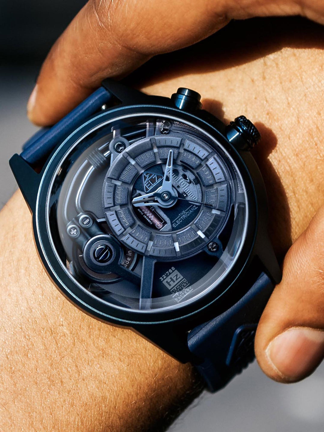 The Blue Z Night Light Quartz Men's Watch - ZZ-A4C/04