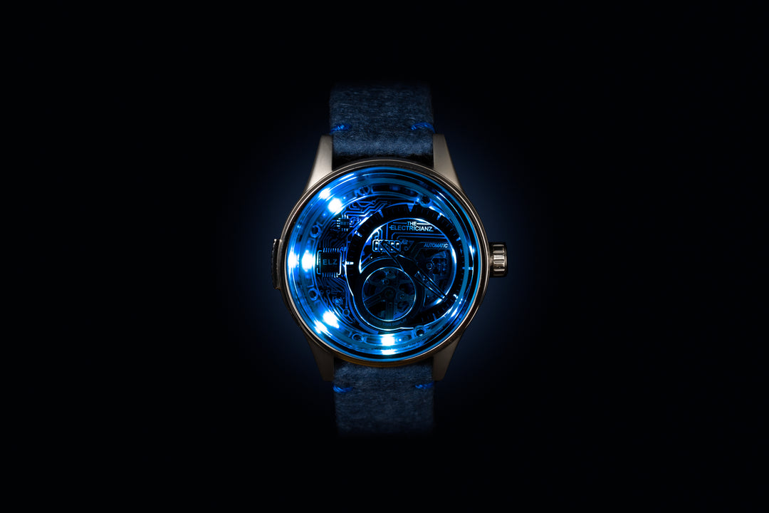 The Hybrid E-Blue Night Light Automatic Men's Watch - ZZ-B1C/03-CNB
