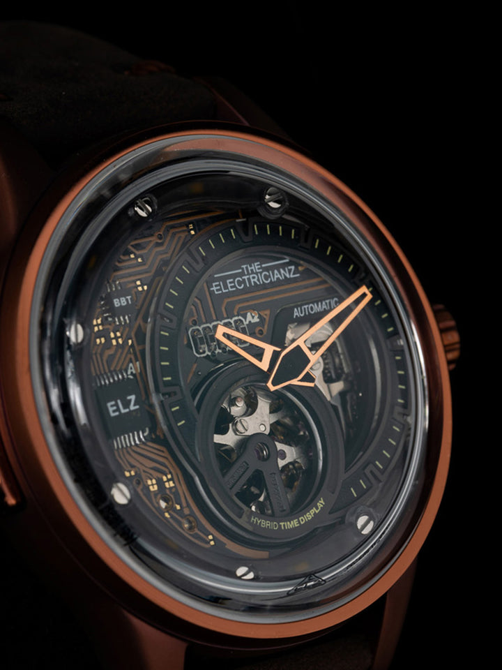The Hybrid E-Bronze Night Light Automatic Men's Watch - ZZ-B1C/05-CLC