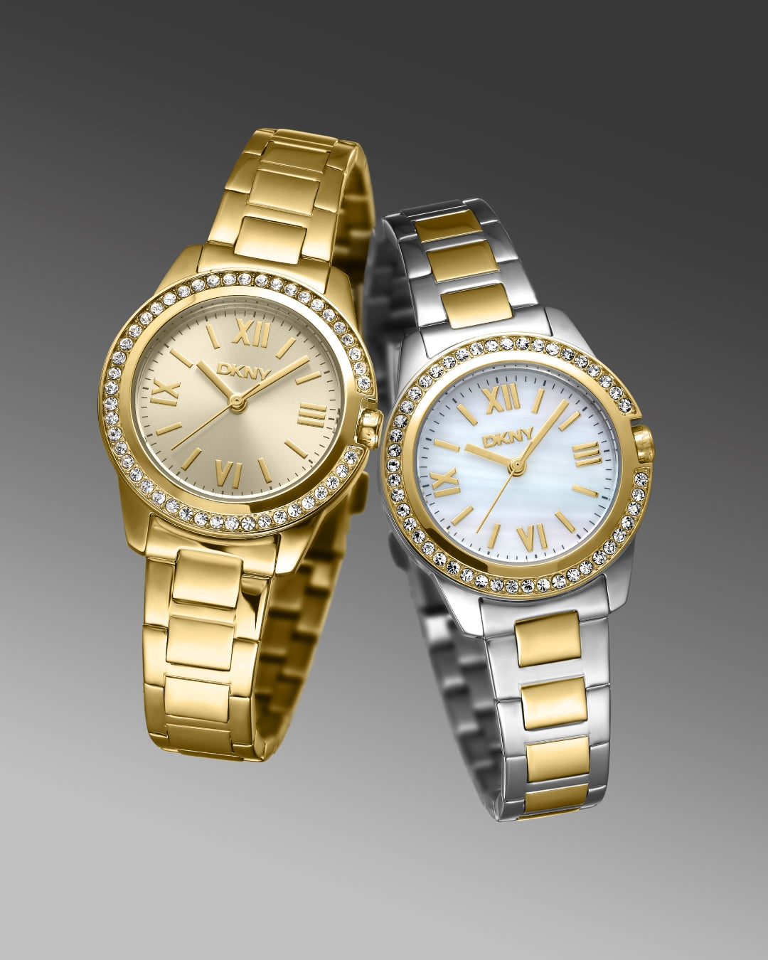 Evening Quartz White Round Dial Women's Watch - DK1L105M0085
