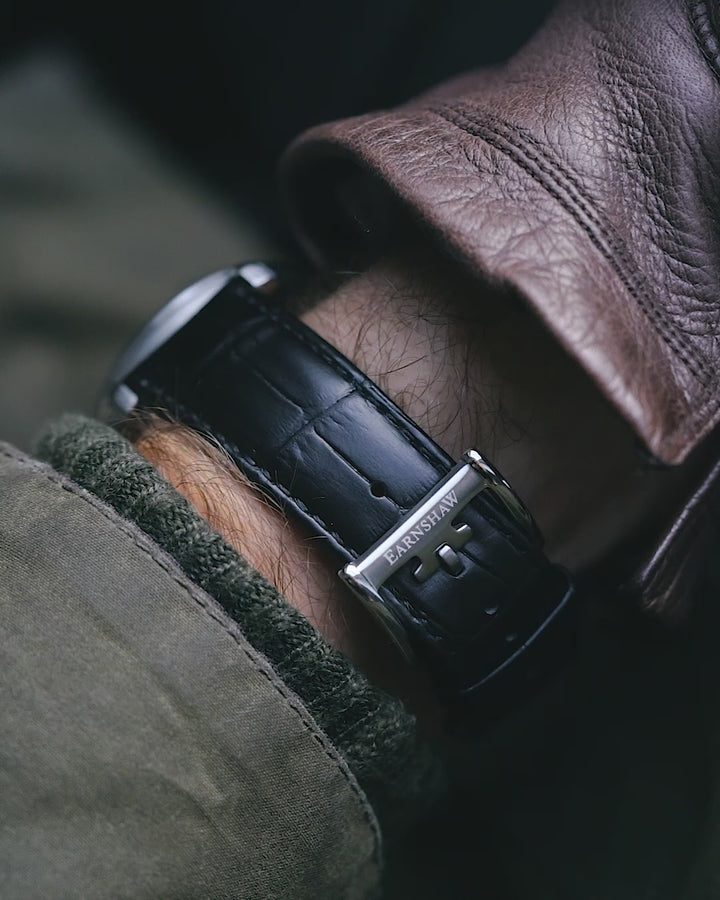 Longitude Automatic Dual Time Black Round Dial Men&